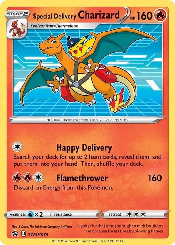 Special Delivery Charizard(リザードン)【P】{SWSH075}